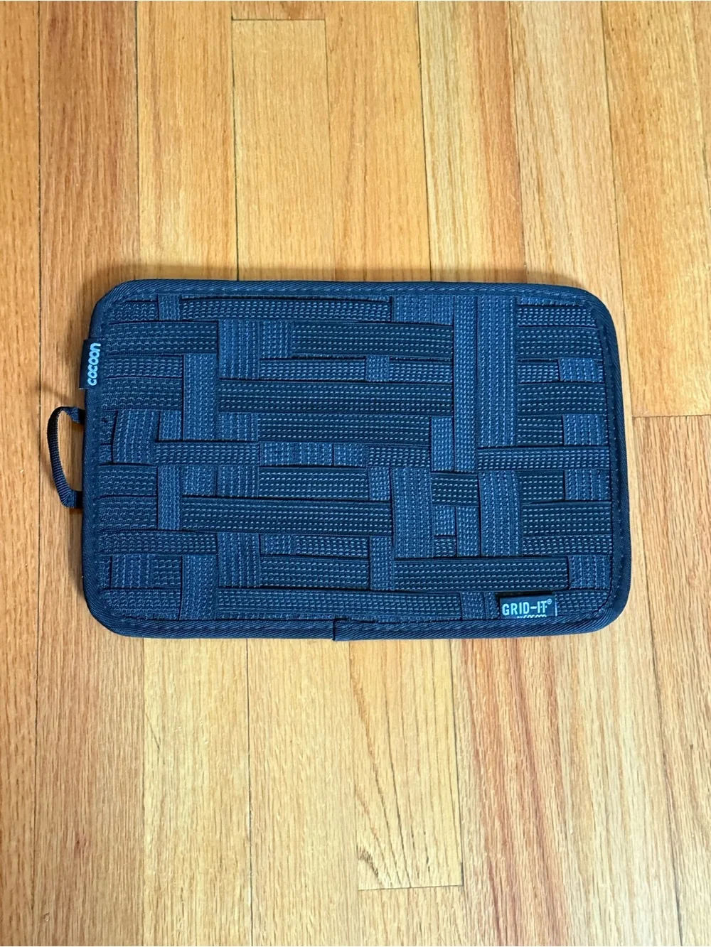 Black Elastic Organizer Panel for Tablets & Accessories 12x8